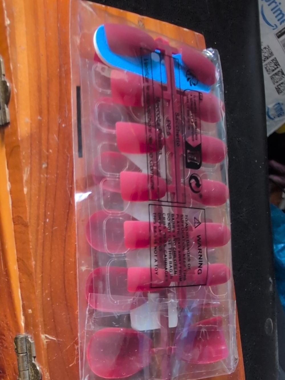 Ruby Red Press On Nails
